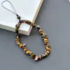 Cordón para Teléfono de Piedra Aventurina Natural, Cordón Cadena para Teléfono, Cadena de Cristal de Alta Gama Anti-Pérdida para Mujer
