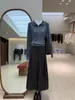 Camisa base de punto de manga larga con cuello polo, color liso, estilo casual versátil de otoño temprano, corte holgado, para mujer
