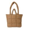 Nuevo bolso de mano de plumas para mujer, bolso de nube de gran capacidad, nueva moda 2024, bolso de hombro portátil de tela de nailon, fácil de combinar.