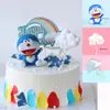 Decoración de pastel de cumpleaños Doraemon Doraemon Hello Kitty decoración cabeza que se mueve Día del Niño celebridad de internet