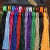 Acessórios DIY Material de Grampo de Cabelo Pendente para Carro Orelha DIY Feito à Mão Bolsa Borla Nó Chinês Pingente de Orelha Brincos