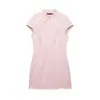 Nuevo Vestido Corto Jacquard de Verano para Mujer, Estilo Francés, Ajustado, para Comercio Exterior Transfronterizo