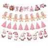 Adornos de Árbol de Navidad de Madera 2D Transfronterizos, Decoraciones Colgantes Creativas de Muñeco de Nieve Pintado, Decoraciones para Fiestas Navideñas, Venta al por Mayor Directamente de la Fuente