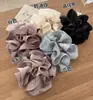 Tamanho Grande, Alta Qualidade, Perolado, Scrunchie Plissado, Presilha Tubarão, Acessório de Cabelo da Moda para Mulheres