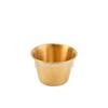 Plato para condimentos de acero inoxidable 304, grande, pequeño, chapado en oro, para salsas, aperitivos de restaurante, lijado, taza para condimentos de comida occidental