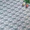 Tecido de Renda de Malha Jacquard Oca Poliéster Não Elástico de Largura Total para Roupas e Cortinas de Porta