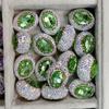 Bola de diamante incrustada con cuentas de cristal de pedrería, cuentas con agujero, cuentas espaciadoras, hechas a mano, material para colgante de pulsera de mano, accesorios de joyería DIY al por mayor