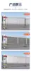 Acero Inoxidable Puerta Corredera Escuela Fábrica Puerta Eléctrica Puerta Telescópica Segmentada Sin Riel Suspensión Lineal Puerta Corredera
