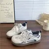 Zapatillas Versátiles de Nicho para Mujer 2026 Nuevas Zapatos de Moda de Primavera/Verano Ins Malla Transpirable Casual Deportivas Zapatos Blancos