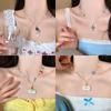 Paraíso de dulces para el verano gotas collar de cuentas de caramelo arcoíris femenino red caliente dulce cool cadena clavícula marea venta al por mayor