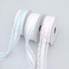 Lazo de cinta de encaje de poliéster presentado, hecho a mano, accesorios para prendas de vestir, cinta decorativa, accesorios para el cabello, cinta