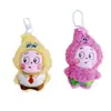 Serie de colgantes de peluche con forma de estrella, muñeco lindo, llavero, muñeco de algodón, pastel, estrella, Bob Esponja