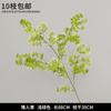 Decoración de Flores Artificiales Verdes Material de Flores de Hoja de Manzana Flor Exterior Planta Verde Hermoso Arreglo Chen Simulación de Hoja de Tortuga Arte Floral para Boda