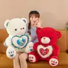 Urso de pelúcia abraço transfronteiriço boneca boneca urso luminoso presente para dormir de criança boneca urso de pelúcia atacado