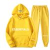 FEAR OF GOD ESSENTIALS suéter de traje para pareja para hombre y mujer doble línea marca de moda urbana otoño e invierno conjunto de dos piezas