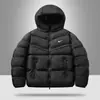 Chaqueta de algodón cálida de invierno para hombre transfronteriza, abrigo de algodón grueso de moda con cuello alto y corte holgado, ropa gruesa de algodón para hombre