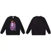 Suministro al por mayor de sudadera con cuello redondo de peso pesado de marca de moda de comercio exterior BAPE cabeza de mono, chaqueta de manga larga de tiburón, 13 sudaderas para hombre