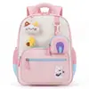 Mochila infantil nueva de estilo coreano con dibujos animados, linda, para jardín de infantes, mochila escolar ligera y que reduce la carga para niños y niñas