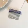 Peine para el Cabello con Lazo Dulce para Arreglar el Cabello Suelto, Pasador, Pinza para Flequillo, Accesorio para el Cabello, Peine Antideslizante