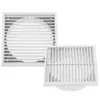 Sistema de Aire Fresco Plástico Cuadrado Oblicuo Cuadrado Oblicuo Rejilla de Ventilación con Filtro Salida de Aire Interior Rejilla de Retorno de Aire