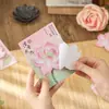 Notas Adhesivas Fragantes Four Seasons con Diseño Floral Estilo Chino, Bloc de Notas Único de Alto Valor, Papelería para Estudiantes, Notas de Mensajes, Notas Adhesivas Reutilizables