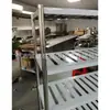 Prateleira de Cozinha de Aço Inoxidável de Chão Multicamadas Armário de Armazenamento de Forno Prateleira de Supermercado Prateleira de Armazenamento Prateleira de 4 Camadas para Forno de Micro-ondas