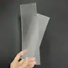 Panel de prisma de PC con difusión uniforme de la luz, alta dureza, antienvejecimiento, panel de tira de luz a prueba de tres, panel de cubierta de retroiluminación para tablero publicitario