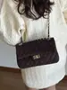 Bolso de Cadena Rombo Transfronterizo Bolso Cuadrado Pequeño Retro Escarchado para Mujer 2025 Nuevo Gran Capacidad Bolso de Hombro al por Mayor Bolso Cruzado
