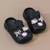 Nuevos accesorios decorativos para zapatos tipo zueco de niña, hebillas para zapatos, moños, accesorios de hebilla decorativa desmontables de Hello Kitty