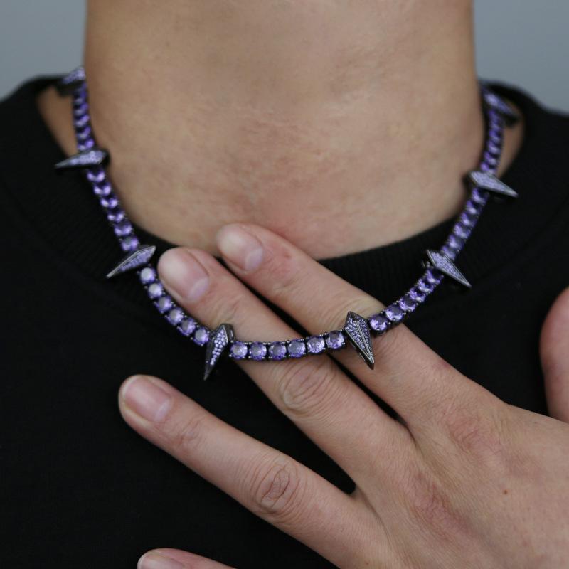 N083 加黑金紫色石头 46cm 51cm (7)