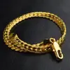 Collar Popular Transfronterizo Europeo y Americano para Hombre Cadena Popular Collar Grueso de 5 mm Cadena Látigo de Jinete Cadena Grande de Oro Hip-Hop