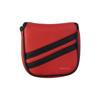 Funda Doble Barra para Putter de Golf Impermeable Material PU Interior de Felpa Hebilla Magnética Forma de L Semicircular Cuadrada Funda para Cabeza de Palo
