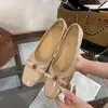 Zapatos Mary Jane para Mujer de Corte Bajo con Plataforma Interior y Lazo Planos Zapatos de Una Sola Suela Nuevo Estilo para Mujer Estilo Ballet Primavera Verano 2026 Suaves