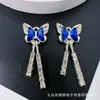 Colgante de Cinta de Lazo con Pedrería de Circonita Micro Pavimentada Accesorios de Cristal Pulsera de Cuentas Hecha a Mano DIY Accesorios para Pulsera Collar Pendientes