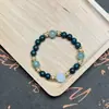 Caja de Regalo Clásica Set de Cuentas con Fragancia Natural Cinco Elementos Pulsera DIY Verde Joyería Accesorios de Mano Venta al por Mayor desde Fabricante