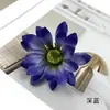Flor de Simulación Colorida Cabeza de Crisantemo de Verano DIY Margarita Pequeña Colorida Flor Falsa Pasador de Pelo Tocado de Flor Arreglo Floral Adornos de Pared de Flores para Salón de Bodas