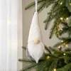 1 Pieza Decoraciones Navideñas Mingguan Creativo Colorido Tejido Hombre Viejo Sin Rostro Navideño Adorno Colgante Gnomo Colgante Decoración