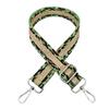 Nueva correa de hombro ajustable con diseño de leopardo grueso y colorido, con línea dorada, para bolso cruzado, accesorios, correa larga reducida