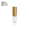 Botella de vidrio redonda para spray de perfume de 5 ml en stock al por mayor, botella de recarga de perfume cuadrada de 10 ml, botella de muestra cosmética de 15 ml