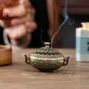Queimador de Incenso Torre Criativo Mini Recortado Duas Orelhas Nepalês Retro Cone de Incenso Pequeno Xiangyun Queimador de Incenso Exquisito Doméstico