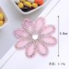 Parche de tela con diamantes de imitación de Zhaoshun, adhesivo termofusible con forma de flor de ocho pétalos, estampado en caliente, accesorios de ropa DIY, pegatinas de mapa caliente, venta al por mayor