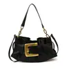Moda Popular Transfronteriza Nuevo Diseño de Nicho Hebilla de Cinturón Bolso Portátil para Axila Moda Casual para Viajes Cotidianos Bolso Versátil para Mujer