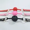Bocale de bola de silicona alternativo YGM para hombres y mujeres, mordaza de perro esclavo, juguete de cuero con bocale de bola, productos para adultos para parejas
