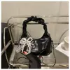 Tendencia de Moda Primavera/Verano 2025 Bolso Sobaco Elegante Nicho Dulce Bolso de Hombro Plisado Cruzado Bolso Nube
