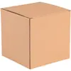 Caja de embalaje de papel kraft caja cuadrada de cartón corrugado caja pequeña embalaje para express jabón jabón perfumado té caja vacía al por mayor
