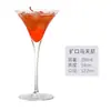 Vasos de Cóctel de Vidrio Creativos, Vasos de Martini Personalizados para Bar, Vasos de Margarita, Juego de Copas