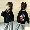 Nuevo Estilo de Otoño para Niñas, Versión Coreana Súper Linda, Camiseta de Manga Larga Waffle de Punto Falso Dos Piezas Casual para Bebé, Ropa Exterior Versátil