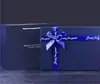 Caixa de Presente de Natal Caixa de Embalagem Caixa Vazia Estilo Ins Branco-Off Simples Laço Inglês Caixa de Presente