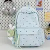 Mochila Escolar Estilo Japonês Ins para Alunas do Ensino Fundamental Feminino, Mochila Simples e Fofa para Meninas, Mochila Fresca e Simples para Meninas do Ensino Médio