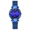 Nuevo Reloj Caliente para Mujer, Reloj de Mujer, Moda con Incrustaciones de Diamantes, Reloj de Cuarzo con Correa Milanesa Magnética de Hierro Perezoso, Reloj Magnético